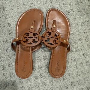 Tory Burch Tan Leather Sandals  Size 8